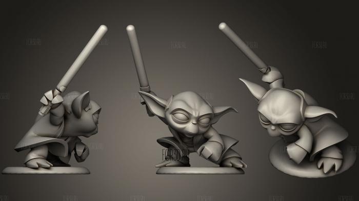 Master Yoda 3d stl модель для ЧПУ